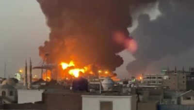 للمرة الثالثة إستهداف منشآت حيوية ببورتسودان، وتعليق جميع رحلات الطيران