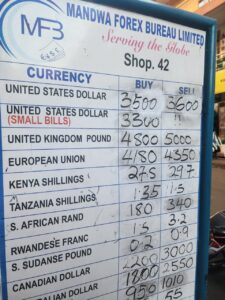 أسعار العُملات الأجنبية مقابل الشلن الأوغندي اليوم السبت