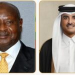 أمير قطر يتلقى اتصالًا هاتفيًا من الرئيس الأوغندي للتعزية في وفاة الأمير الوالد
