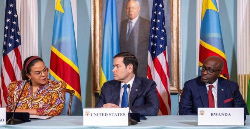 جمهورية الكونغو الديمقراطية (DRC)

رواندا

واشنطن العاصمة

وزارة الخارجية الأمريكية (U.S. Department of State)

تيريز كاييكوامبا (Thérèse Kayikwamba) (وزيرة خارجية الكونغو الديمقراطية)

ماركو روبيو (Marco Rubio) (وزير الخارجية الأمريكي)

قطر (الدولة الميسّرة للمفاوضات)

جماعة M23 (الجماعة المتمردة)

شمال كيفو (North Kivu) (إقليم في شرق الكونغو)

تقرير الأمم المتحدة ديسمبر 2024

الاتحاد الأفريقي (African Union)

مجموعة شرق أفريقيا (East African Community)

قمة رؤساء الدول (المتوقعة لاحقاً هذا العام)

وزارة الخارجية الأمريكية (جهة ذات صلة، مع رابط خارجي)